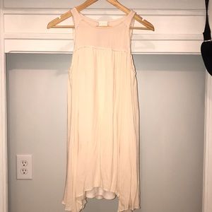 Pastel pink flow dress